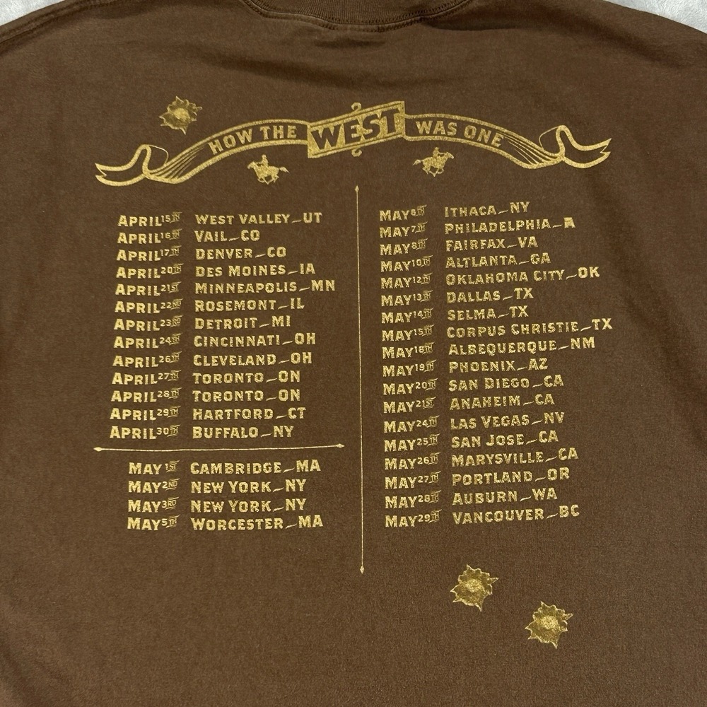 Vtg Y2K Rap Concert Tour Shirt 2XL Snoop Dogg And‎ The Game How The West Was One - Picture 5 of 8